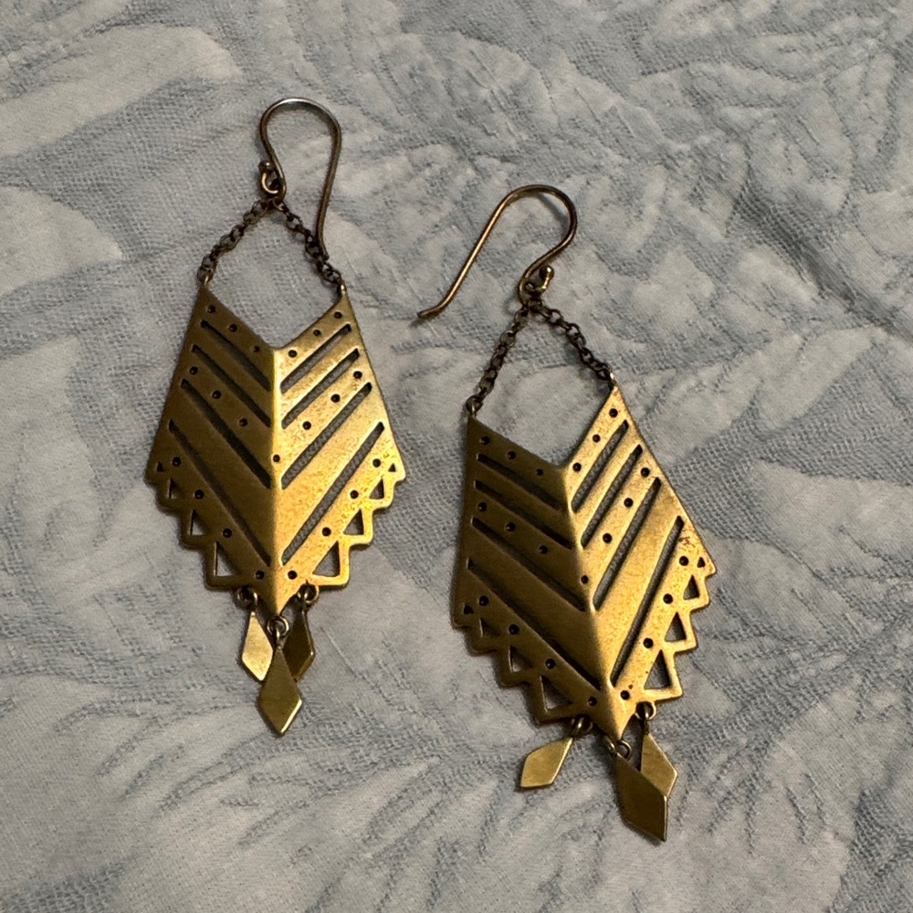 Silpada Chevron Dangle Earrings
